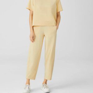 Eileen Fisher Traceable Organic Cotton Jersey Lantern Pant Sz XL